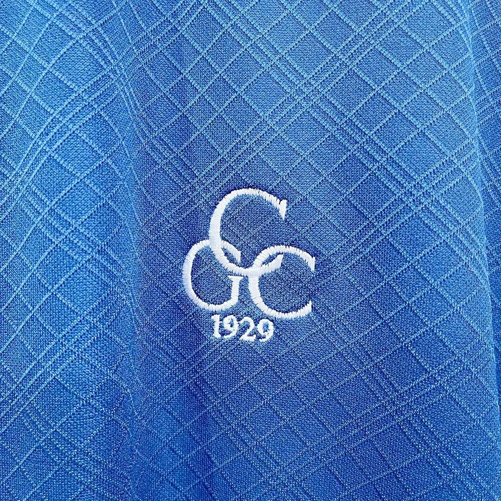 Adidas Country Club Performance Golf Polo Shirt Blue Climacool Mens XXL 2XL